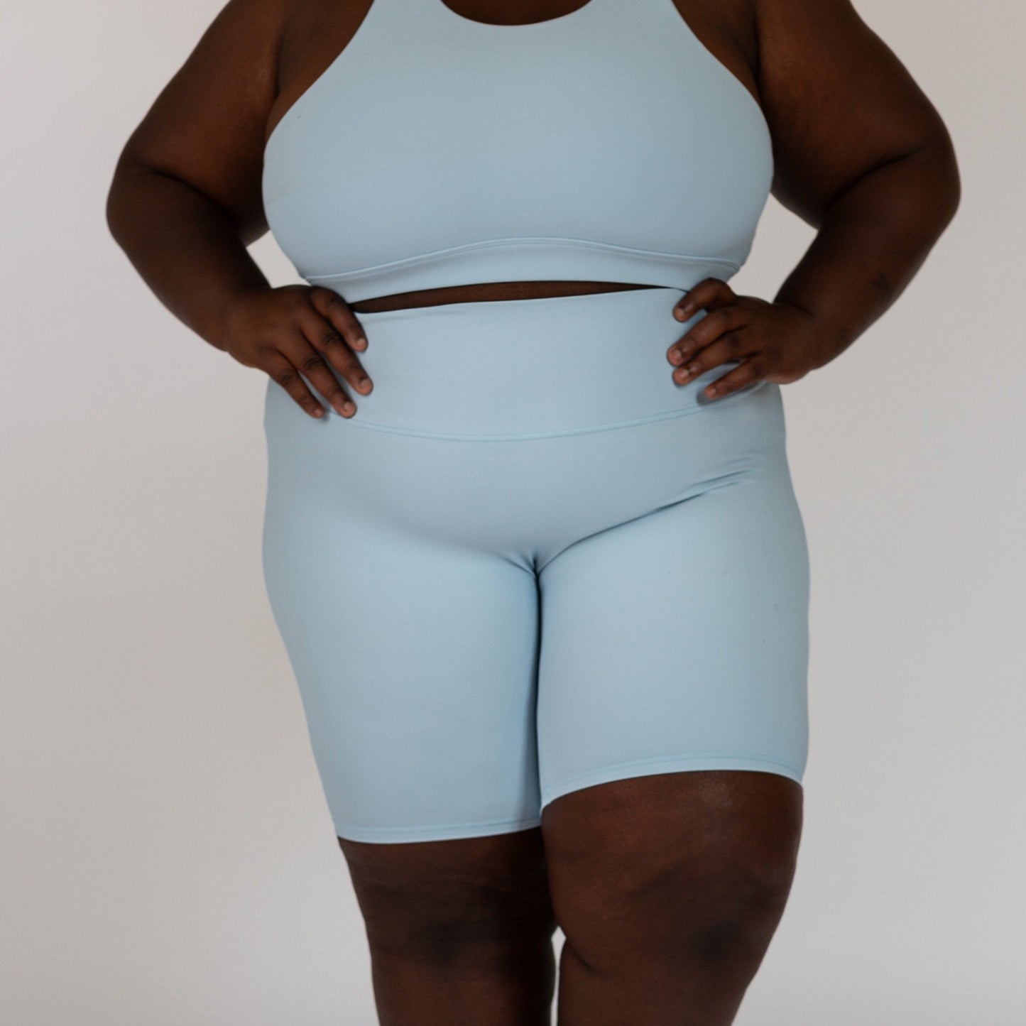 High-Waist Biker Shorts - Breeze