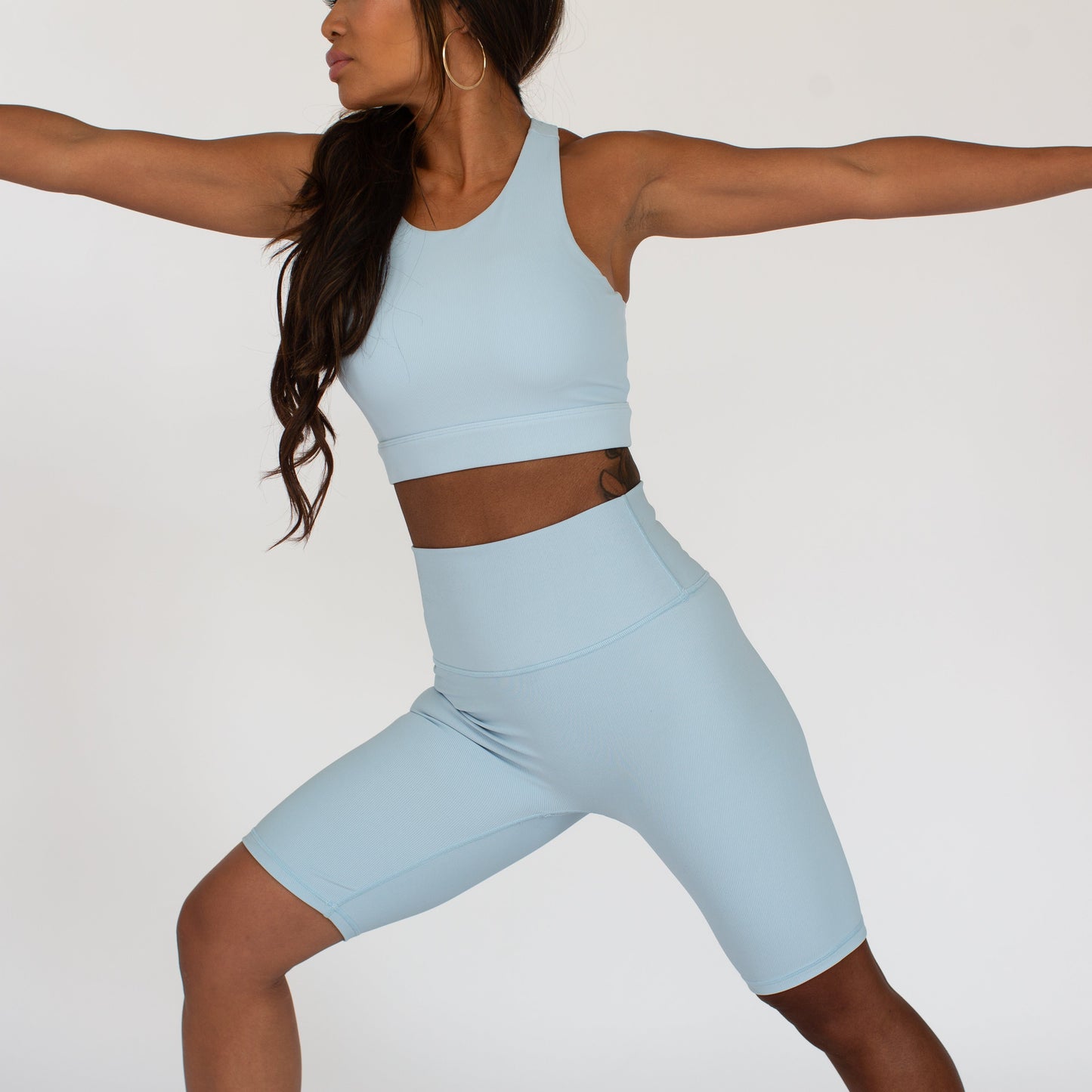 High-Waist Biker Shorts - Breeze