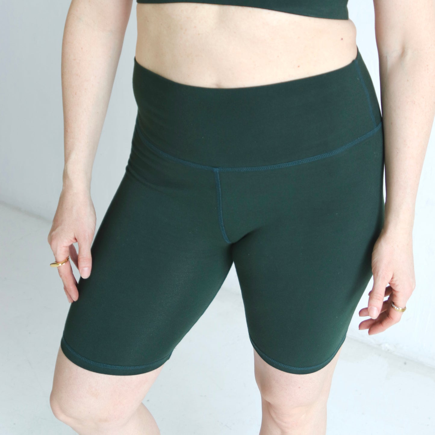 Cotton Everyday Short - Forest Green
