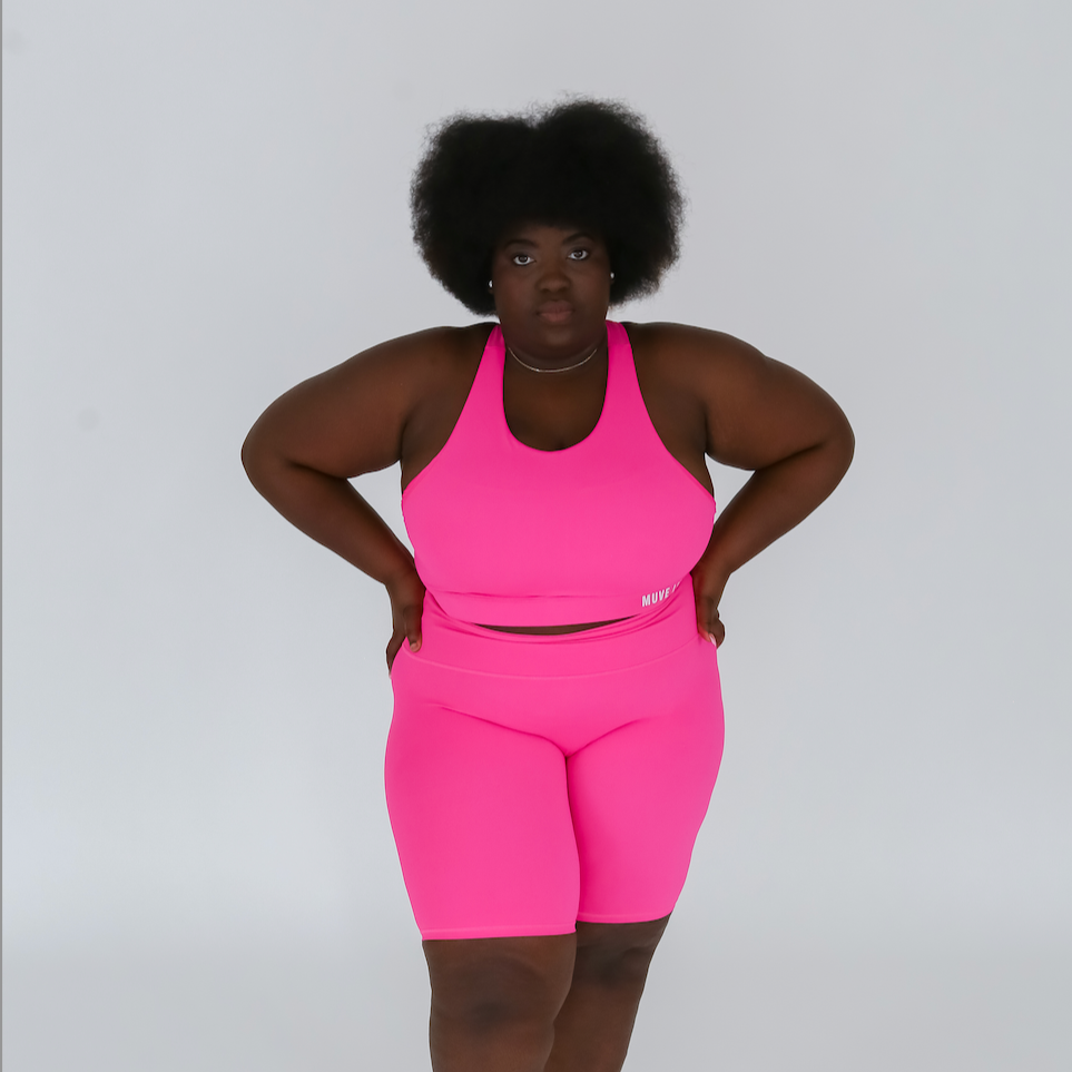 High Neck Bra - Peony