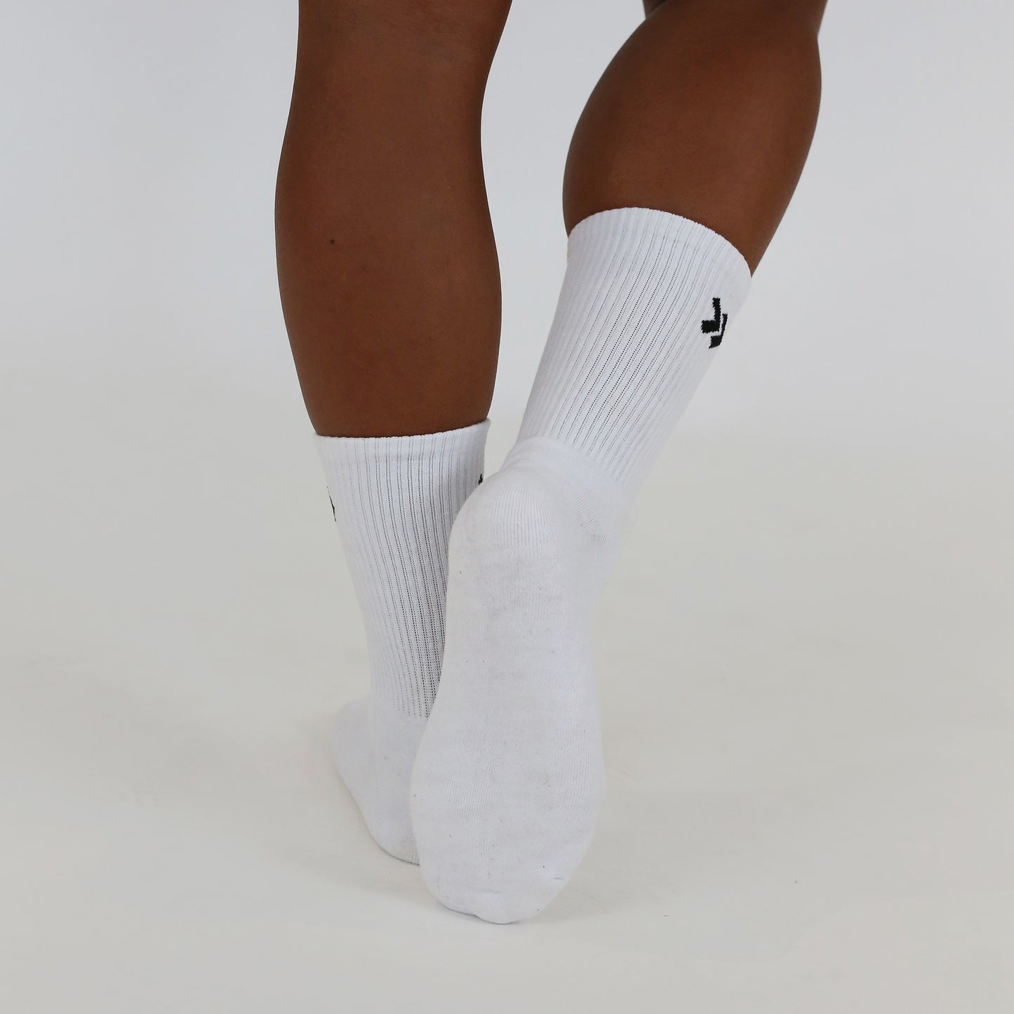 Unisex Logo Crew Sock - White (1 Pack)
