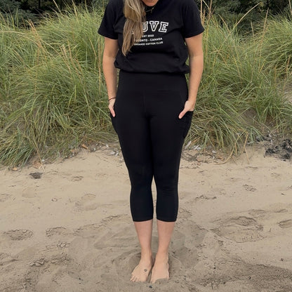 Cotton High-Waisted Capris