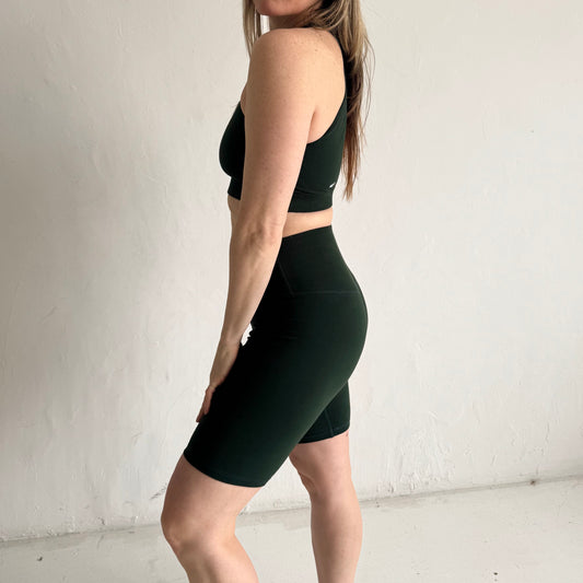 Cotton Everyday Short - Forest Green