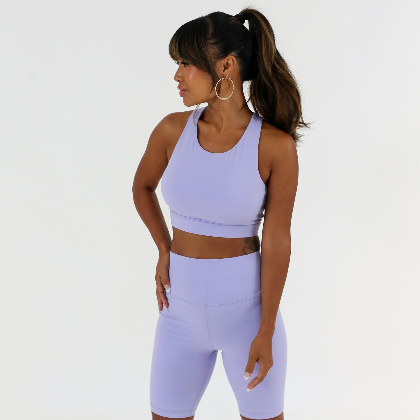 Celer high neck sports bra + shorts try on haul ☁️🌸💓 The new high n