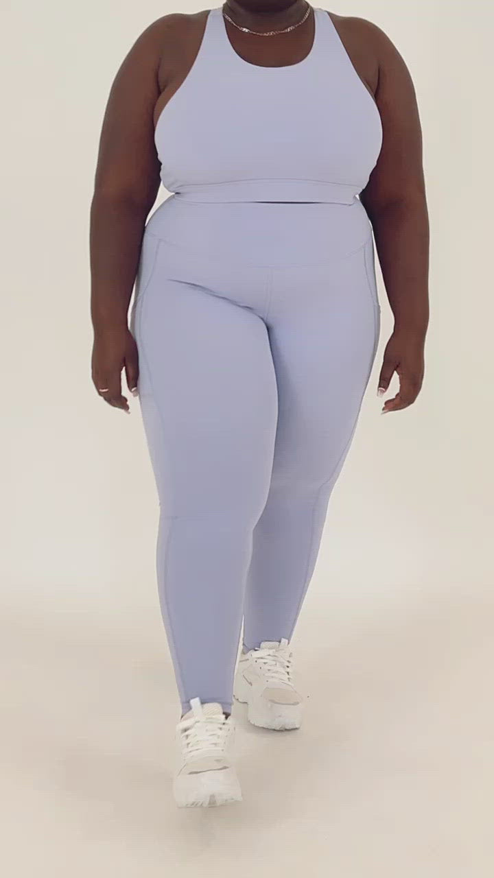 Plus size clearance white leggings